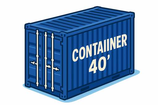 Livraison container 40'
