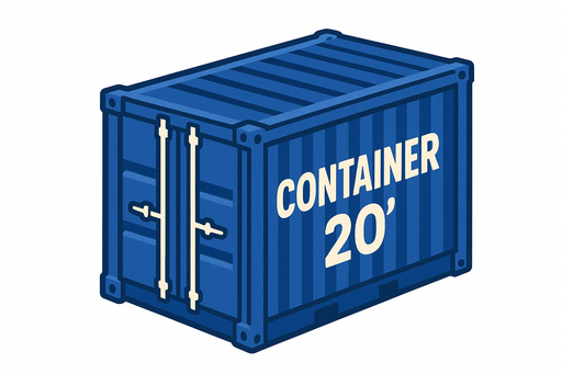 Livraison container 20'